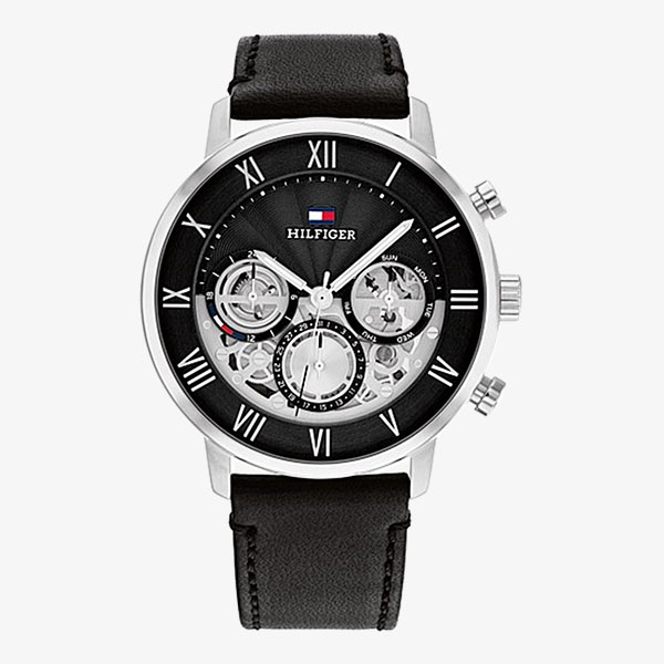 Đồng hồ Tommy Hilfiger Legend Black Leather Black Dial 